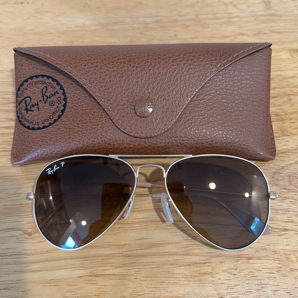 Ray-ban Polarized aviator sunglasses